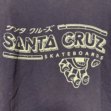 SANTA CRUZ NHS 택 90s 레어 롱 티셔츠 M 멕시코제