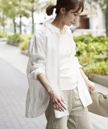 FRAMEWORK 프렌치 린넨 셔츠 21SS