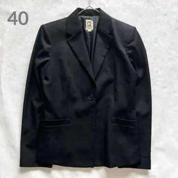 미쉘클랑 테일러드 자켓 심플 무지 부드러운 촉감 사이즈 40