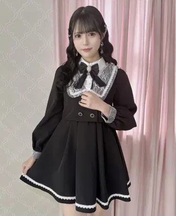 ROJITA 레이어드 스타일 세일러 원피스