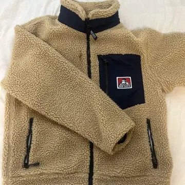 BEN DAVIS 플리스 자켓 베이지 네이비