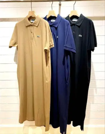 LACOSTE 라코스테 BEAMSBOY 별주 피케 셔츠 원피스 M
