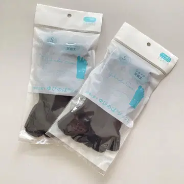 새상품 발가락 스트레칭 삭스 숏 블랙 S 사이즈 2족 세트