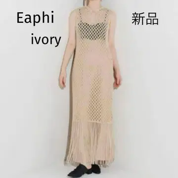 택 포함 새상품 Eaphi | 에피 meshknit fringe 원피스
