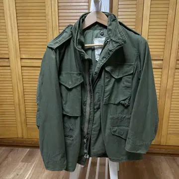 m65 밀리터리 자켓 M 사이즈 카키 군용