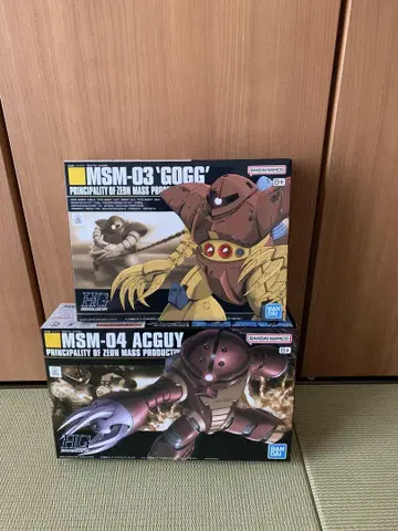 HG 고그MSM-03 GOGG & MSM-04 앗가이ACCGUY 세트