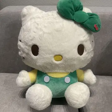 (택 포함 새상품) 헬로키티 크림 소다 인형 GJ 기가 점보 사이즈
