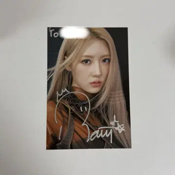 babymonster 라미 친필 사인 5/19