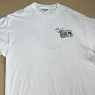 00년대 Hanes 티셔츠 VISA 카드 휴스턴 스페이스 셔틀