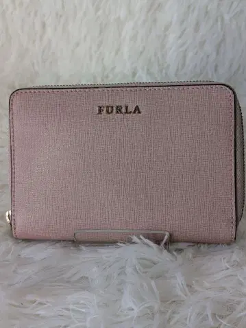 FURLA 훌라 두겹 지갑 핑크