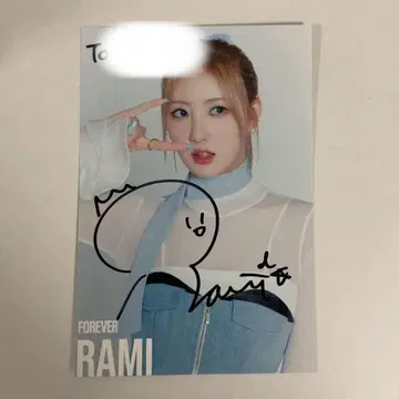 babymonster 라미 친필 사인 8/17