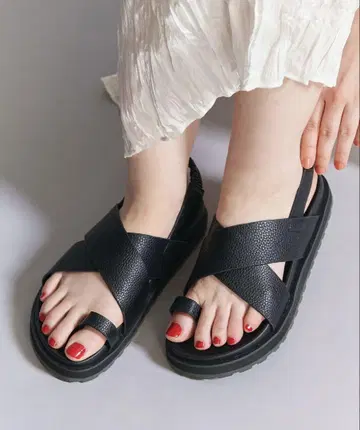 새상품 BEAUTY&YOUTH UNITED ARROWS 샌들 블랙 24