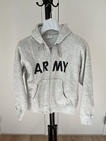 US ARMY 그레이 후드티 M