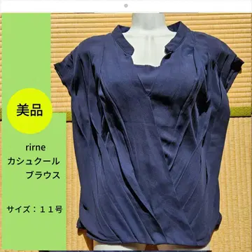 새상품급 rirne 카슈쿨 블라우스