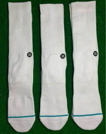 [STANCE]-무지 화이트- 스탠스 양말 3족 세트
