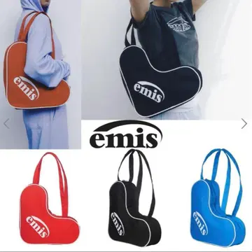 emis 하트 모양 토트백