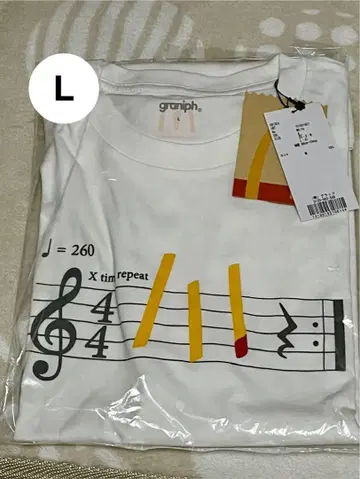그라니프 티셔츠 맥도날드 티롤리 화이트 L 사이즈