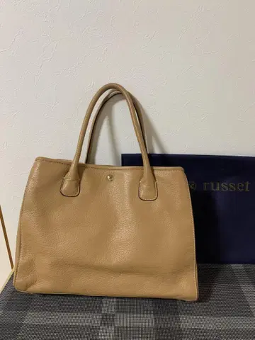 러셋 russet 천연 가죽 소프트 가죽 2way 토트백 A4