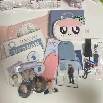 SEVENTEEN 버논 굿즈 모음 와펜 오데콘