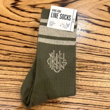 KING GNU LINE SOCKS 프리 사이즈