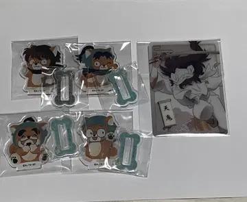 닌자 타마 군사 HMV 클리어 카드 동물 포제 아크릴 스탠드 도이 한스케
