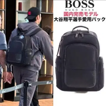HUGO BOSS 블랙 백팩