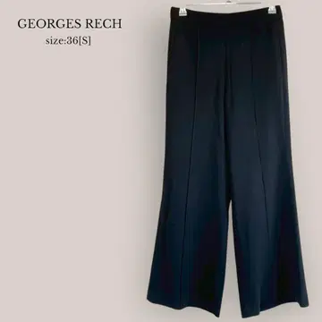 조르주 레쉬 GEORGES RECH 와이드 팬츠 스트레치 슬랙스