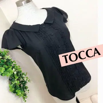 TOCCA 토카의 고급 프릴 블라우스 블랙 사이즈 0