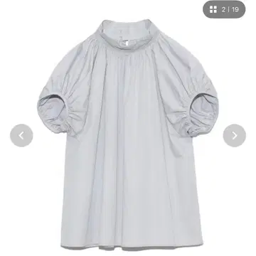 SNIDEL 라이트 그레이 블라우스