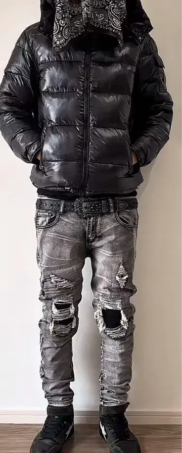 THUGWEAR의 데님 clash denim skinny