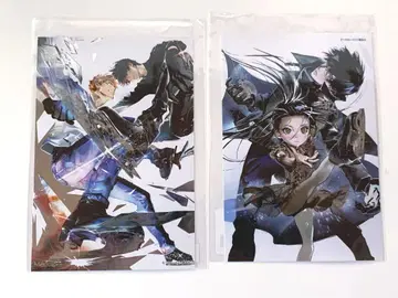 메달리스트 금박 엽서 야타카 준, 아키우라 미치루, 료가미 히카루