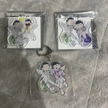 오소마츠 6쌍둥이 천사 아이돌 아크링 키링 묶음 판매 쵸로마츠