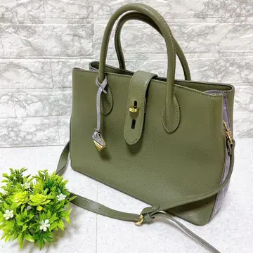새상품급 russet 러셋 2way 숄더백 가죽 턴락