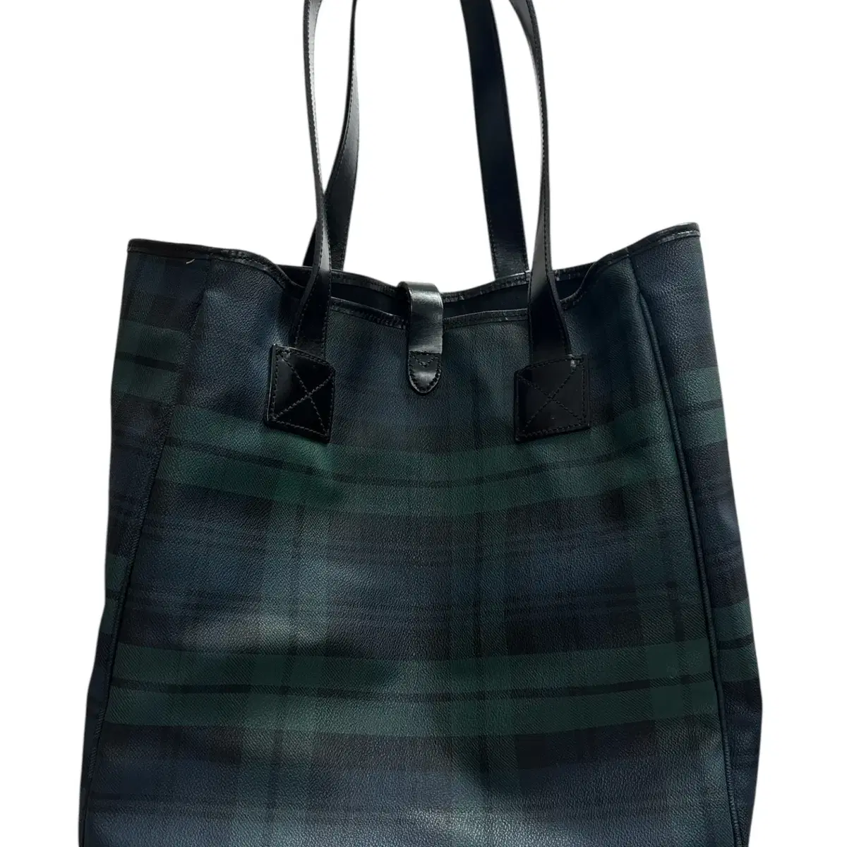 Polo Ralph Lauren Black Watch Leather Tote Bag | Bunjang Global