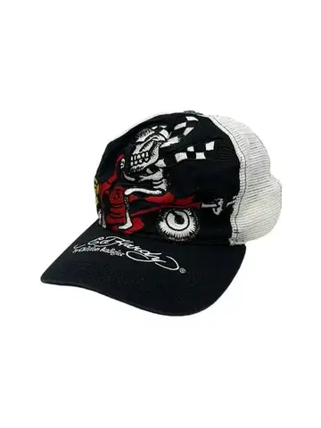 헤이세이 y2k ed hardy 에드 하디 메쉬 캡 그런지