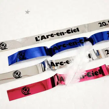 L'Arc-en-Ciel 20th Anniversary 실버 테이프 세트