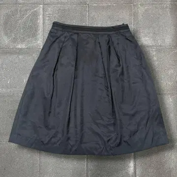90's vintage INDIVI 블랙 턱 스커트 y2k