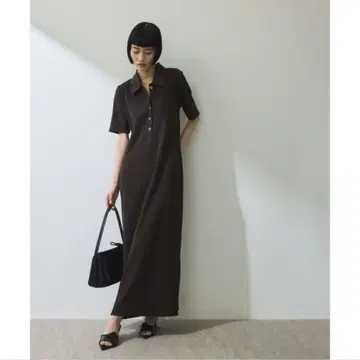 ADAM ET ROPE' FEMME 하프 슬리브 폴로 셔츠 원피스