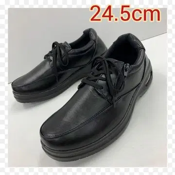 24.5cm 새상품 남성용 비즈니스 슈즈 와이드 슈즈 에어 슈즈 블랙