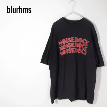 blurhms 24SS NOISE ROCK Print Tee WIDE 2