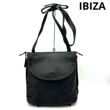 IBIZA 이비자 가죽 숄더백 검정 블랙