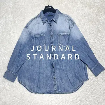 24년 새상품급 JOURNAL STANDARD 라이트 온스 데님 셔츠