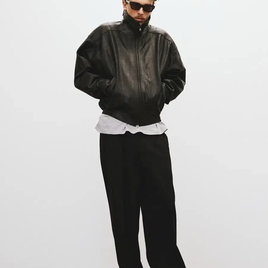RECTO | 렉토 Recto 25SS Vintage Washed Lucas Leather Jumper