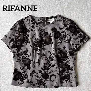 RIFANNE 리파네 도쿄 소와르 꽃무늬 반팔 루즈한 블라우스 15