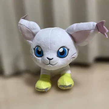 I LOVE TAILMON 거대한 봉제 인형 디지몬 테일몬