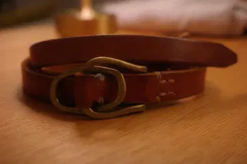 마커 marka 가죽 벨트 브라운