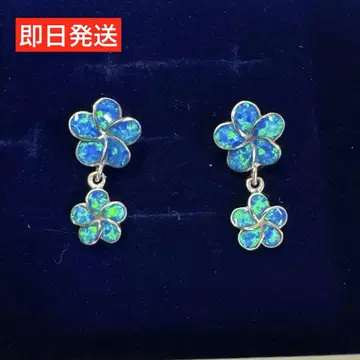 하와이안 주얼리 귀걸이 플루메리아