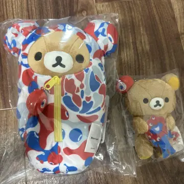 리락쿠마 얏쿠얏쿠 오사카 간사이 엑스포 봉제 인형 2종 세트
