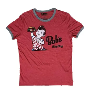 vintage Big Boy 링거 T셔츠