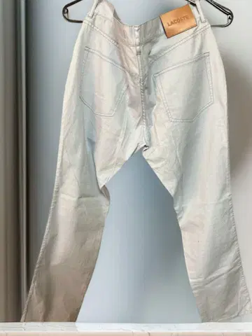 라코스테 블루 계열 슬림 핏 팬츠